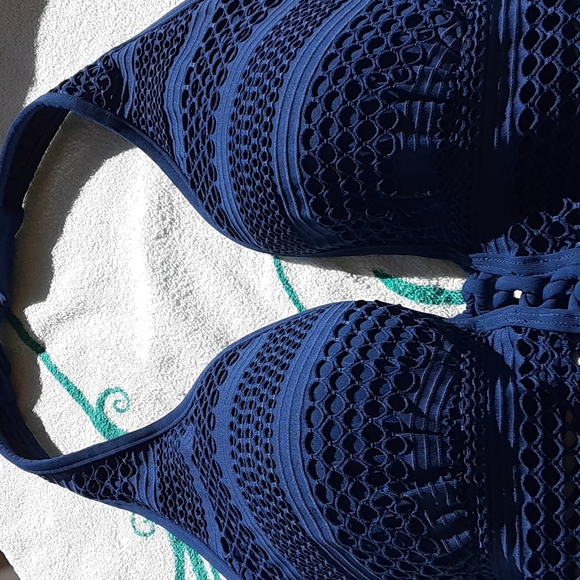 Bleu Rod Beattie sheer thing onepiece swimsuit - Picture 2 of 12